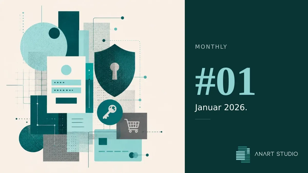 Januar 2026. u Anartu: pokrećemo mjesečne vijesti i lansiramo prijavu bez lozinki