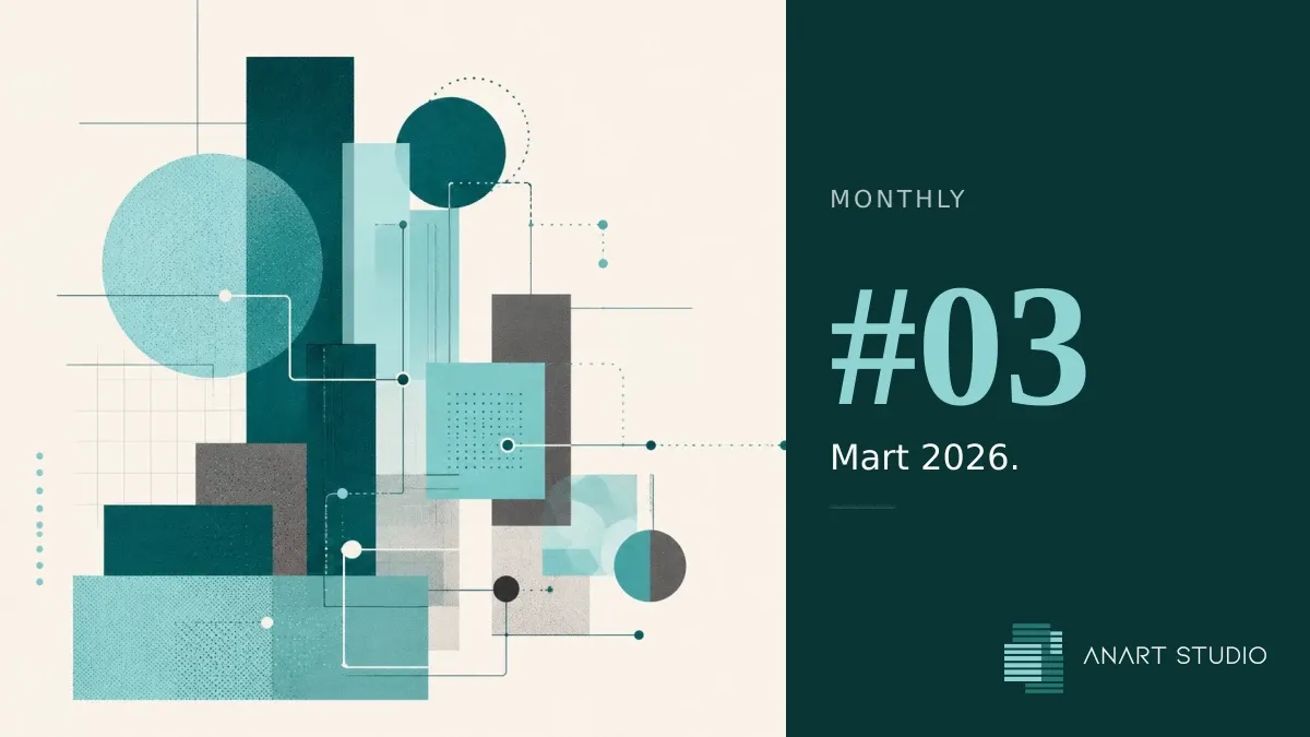 Mart 2026. u Anartu: novi klijent FAB i sedam izdanja Anart Web platforme