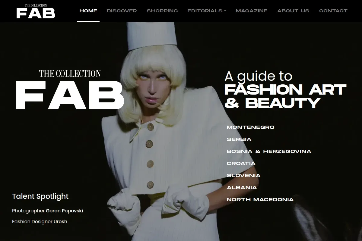 Novi sajt za The Collection FAB