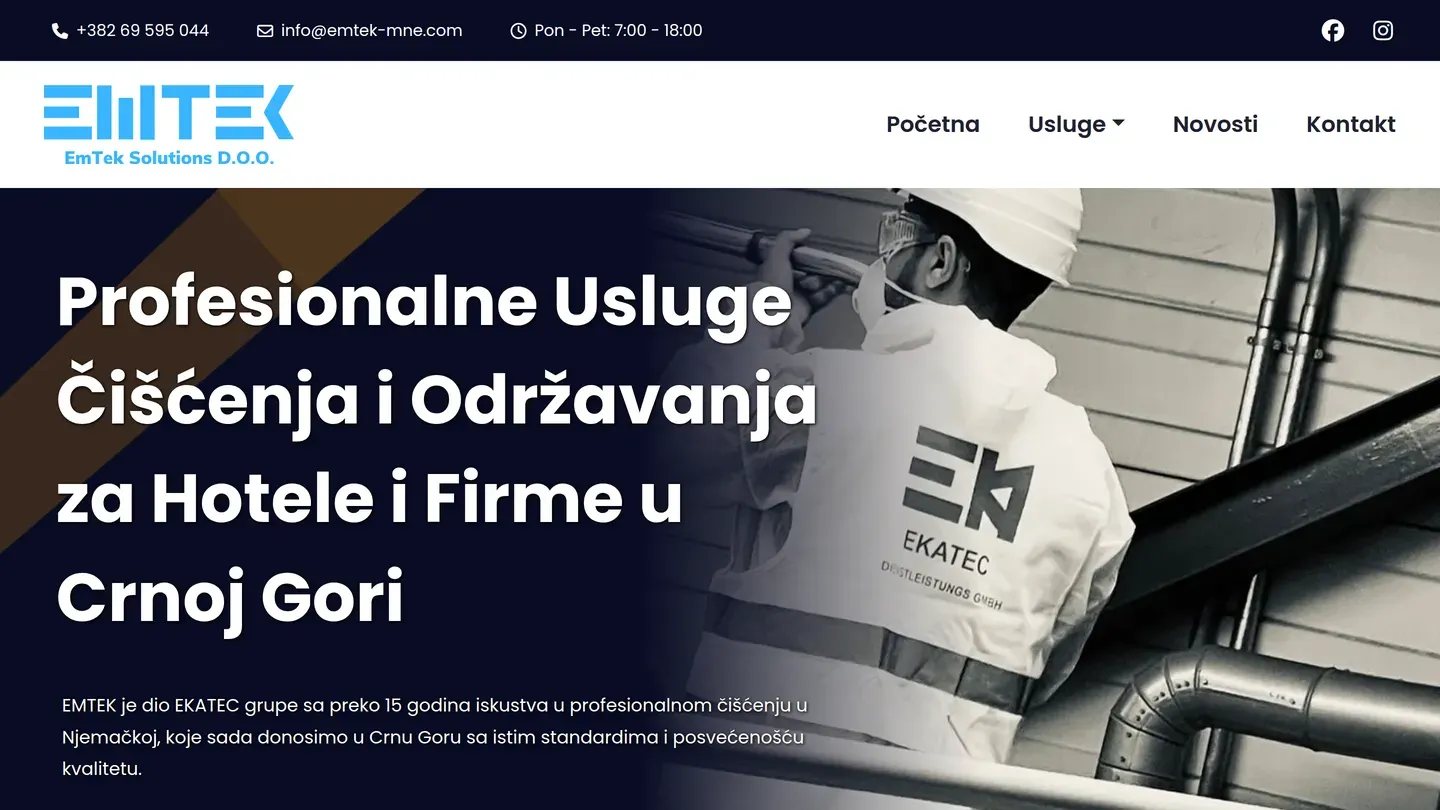 EMTEK Crna Gora — emtek-mne.com