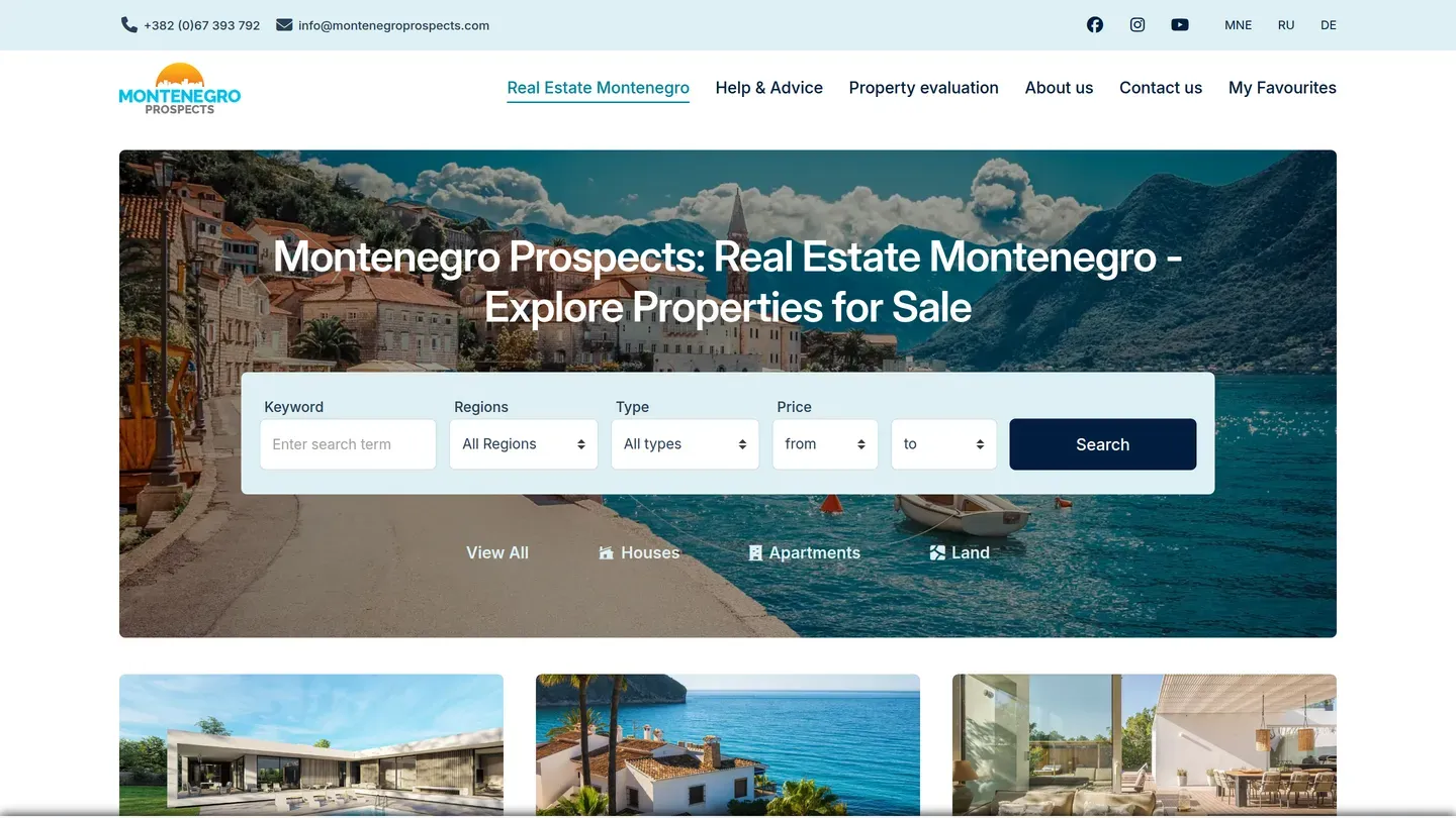 MontenegroProspects — montenegroprospects.com